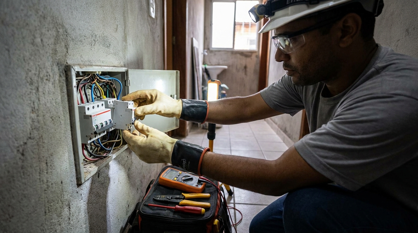 Instalacao de disjuntor profissional em Passo Fundo‑RS