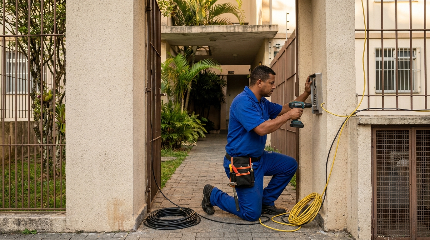 Instalacao de interfone profissional em Passo Fundo‑RS