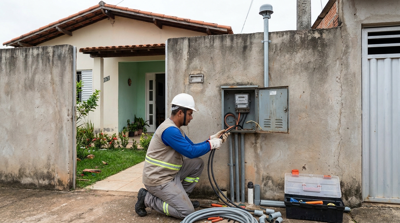 Instalacao de padrao de energia em Passo Fundo‑RS